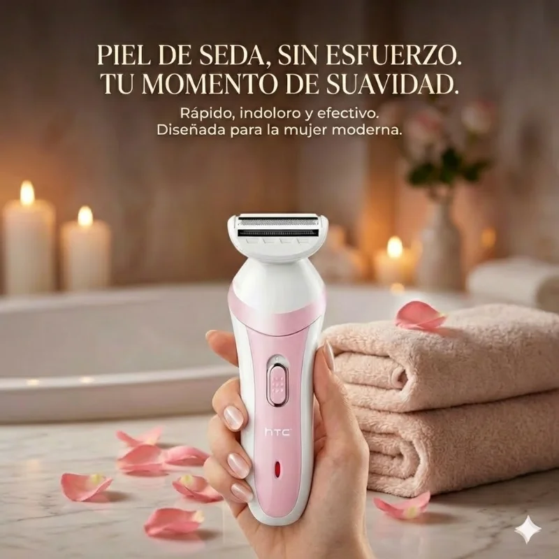 Rasuradora femenina HTC recargable