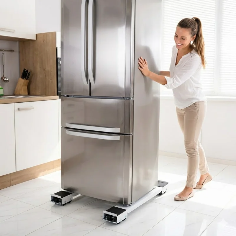 Base Móvil Para Electrodomésticos en uso